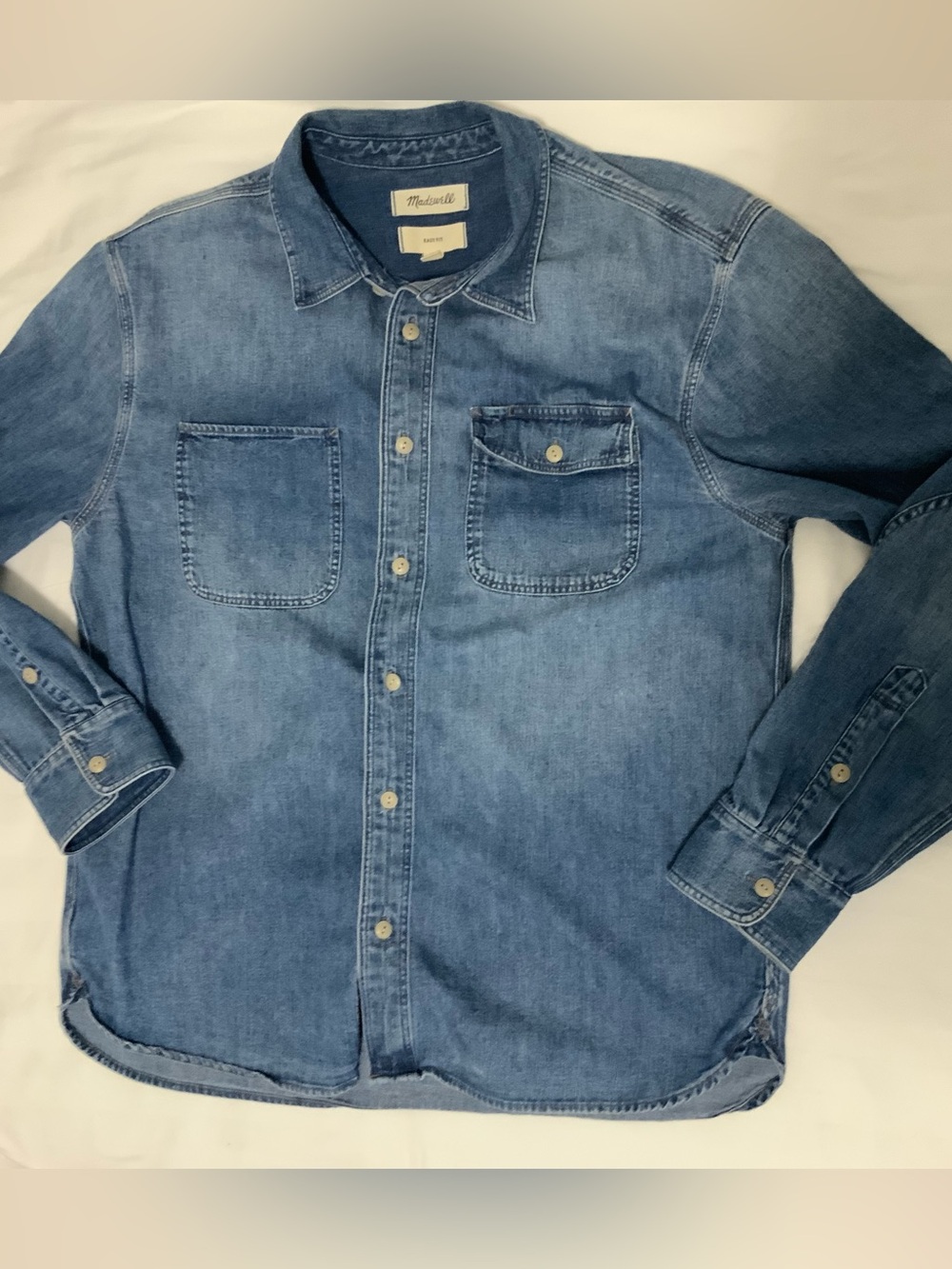Madewell relaxed fit denim shirt